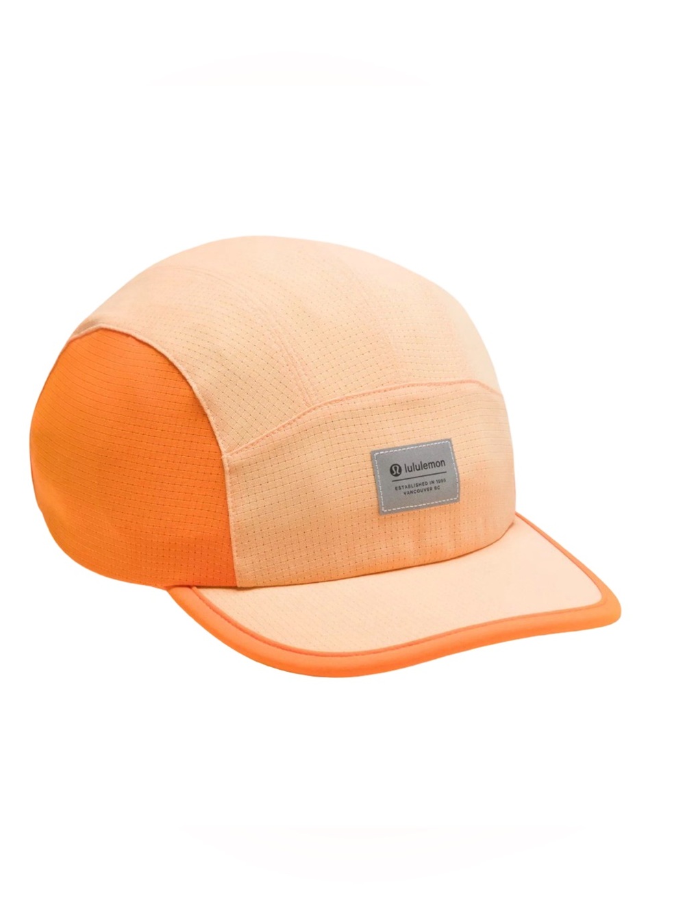 Lululemon Multi-Panel Run Hat S/M Orange Peach Adjustable NWT Unisex